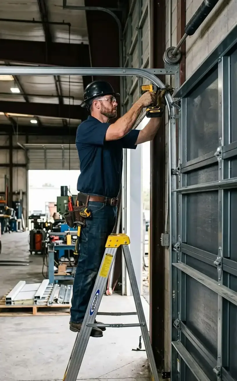 Commercial garage door installation Franklin, TN — commercial building exterior