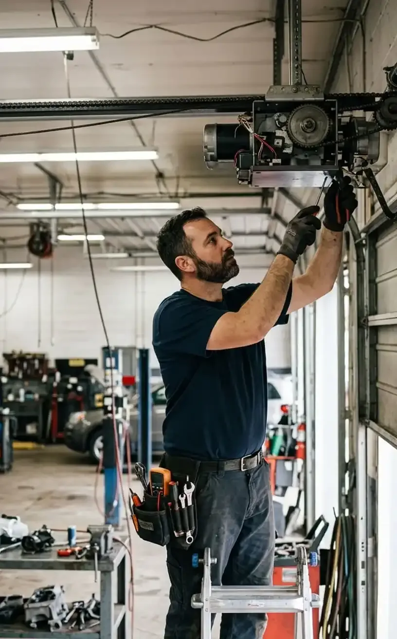 Commercial garage door opener repair Franklin, TN — commercial building exterior