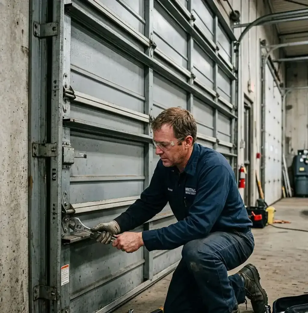 Garage door repair Nolensville, TN — detached garage door on a larger property