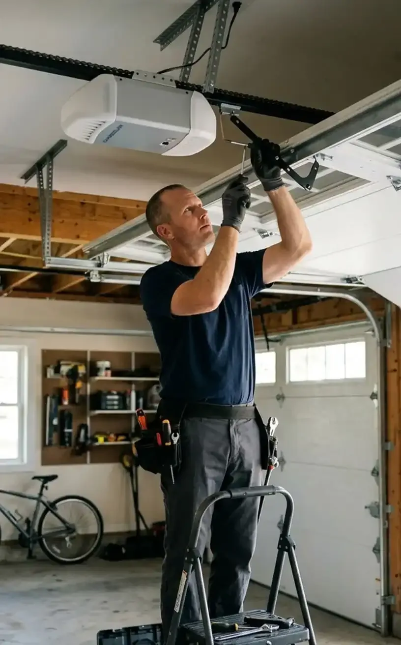 Garage door opener installation Nashville, TN — new garage door opener unit