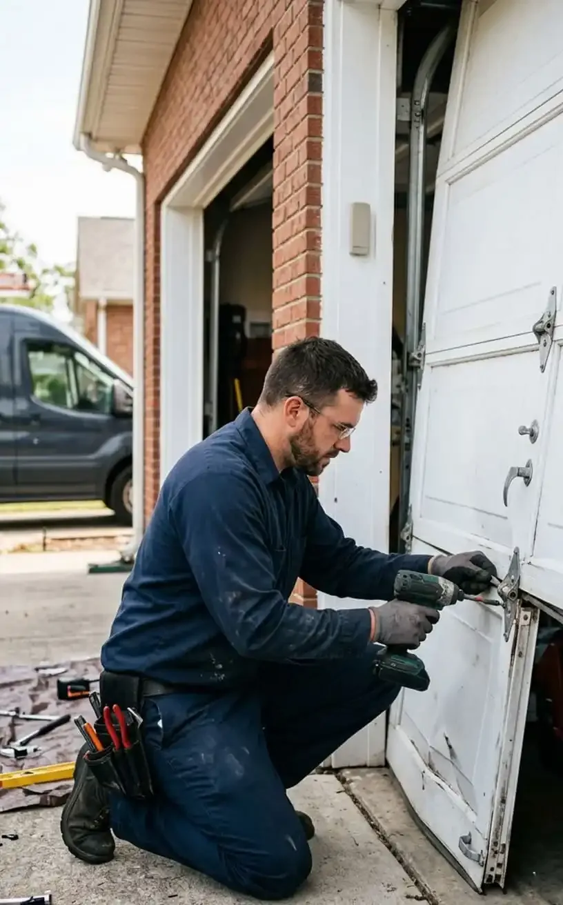 Garage door panel replacement Franklin, TN — wood-style garage door panel